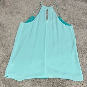 Teal blue top